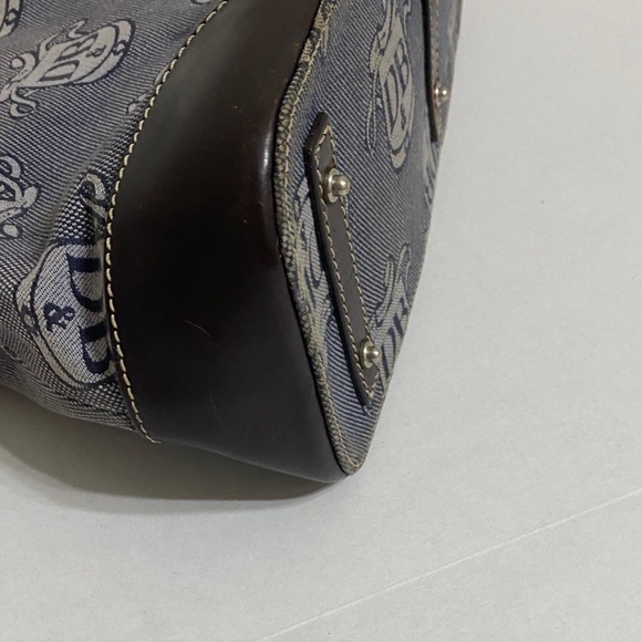 Dooney & Bourke Gray and Brown Shoulder Bag - Picture 5 of 12